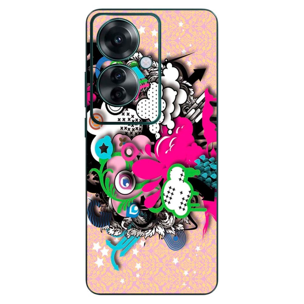 Capa Adesivo Skin104 Verso Para OPPO Reno11 F