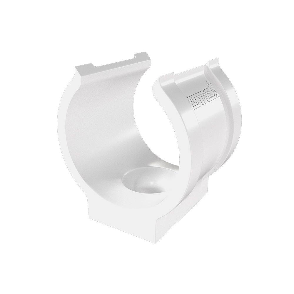 Abraçadeira De Impacto P/ Cano Tubo 100mm 4" Branca Estrela