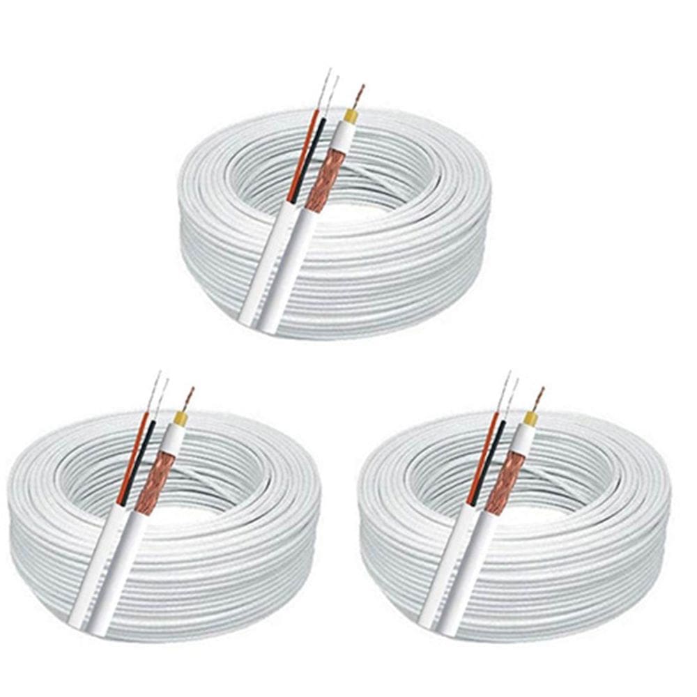 Cabo Coaxial Bipolar 300m Cable Craft Segurança