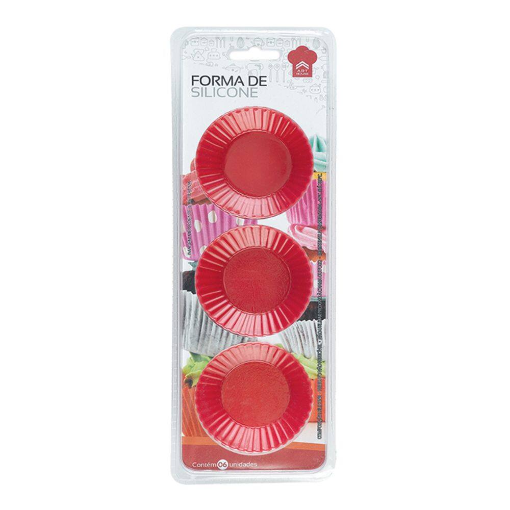 Formas Silicone 6 Unidades | Cupcake, Muffins | Antiaderente