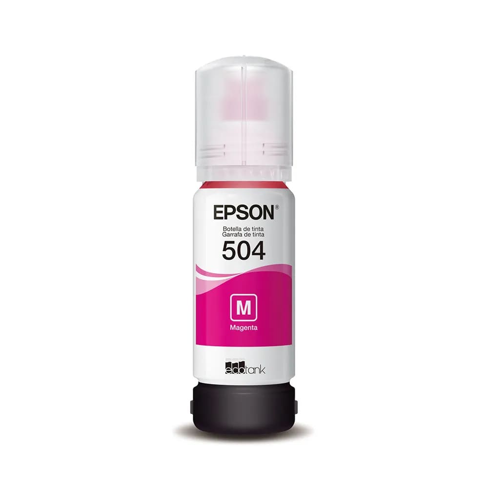 Refil De Tinta Epson T504322 Magenta 70Ml L4150 L4160 L4260 L6161 L14150 L6270