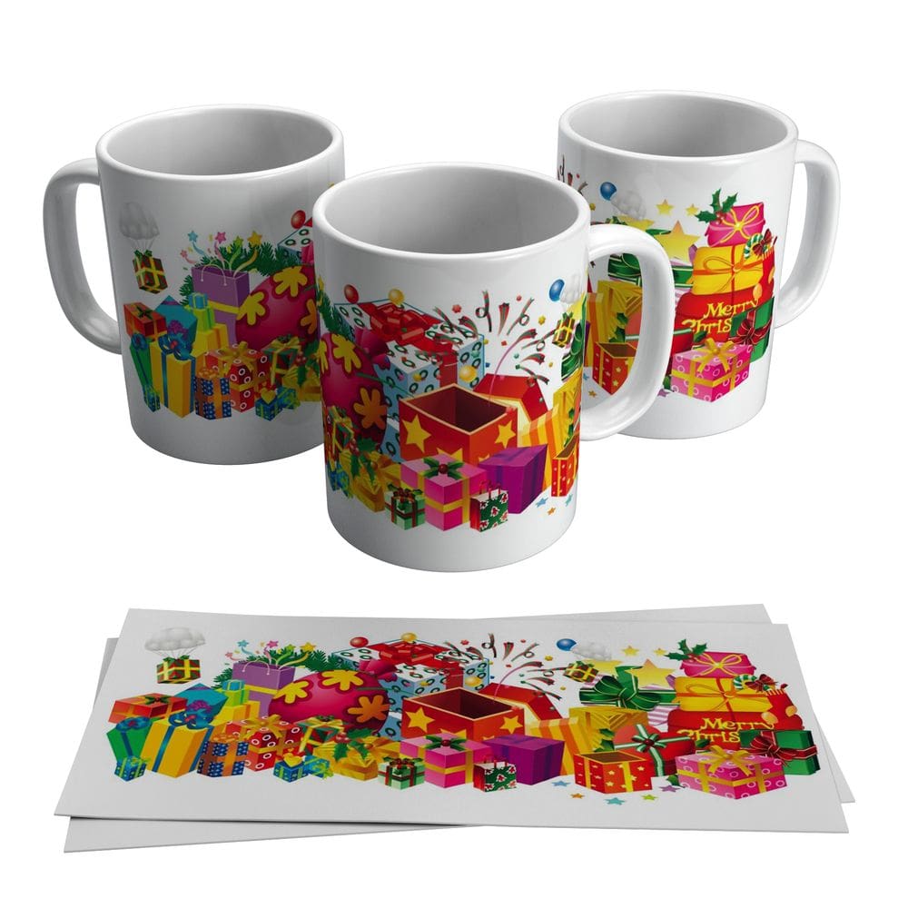 Caneca Personalizada De Natal Feliz Ano Novo 325ml