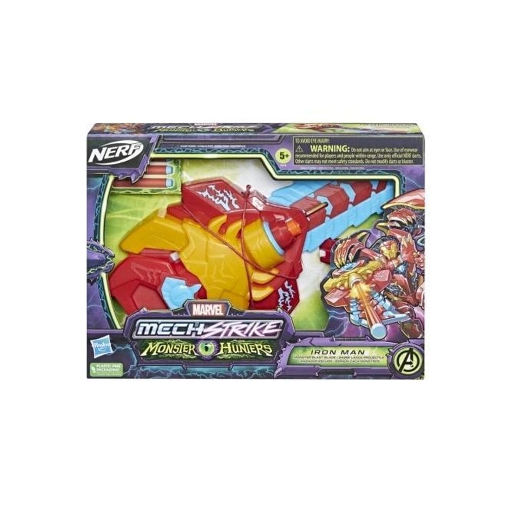 Lançador De Dardos Nerf Avengers Homem De Ferro Hasbro F4378