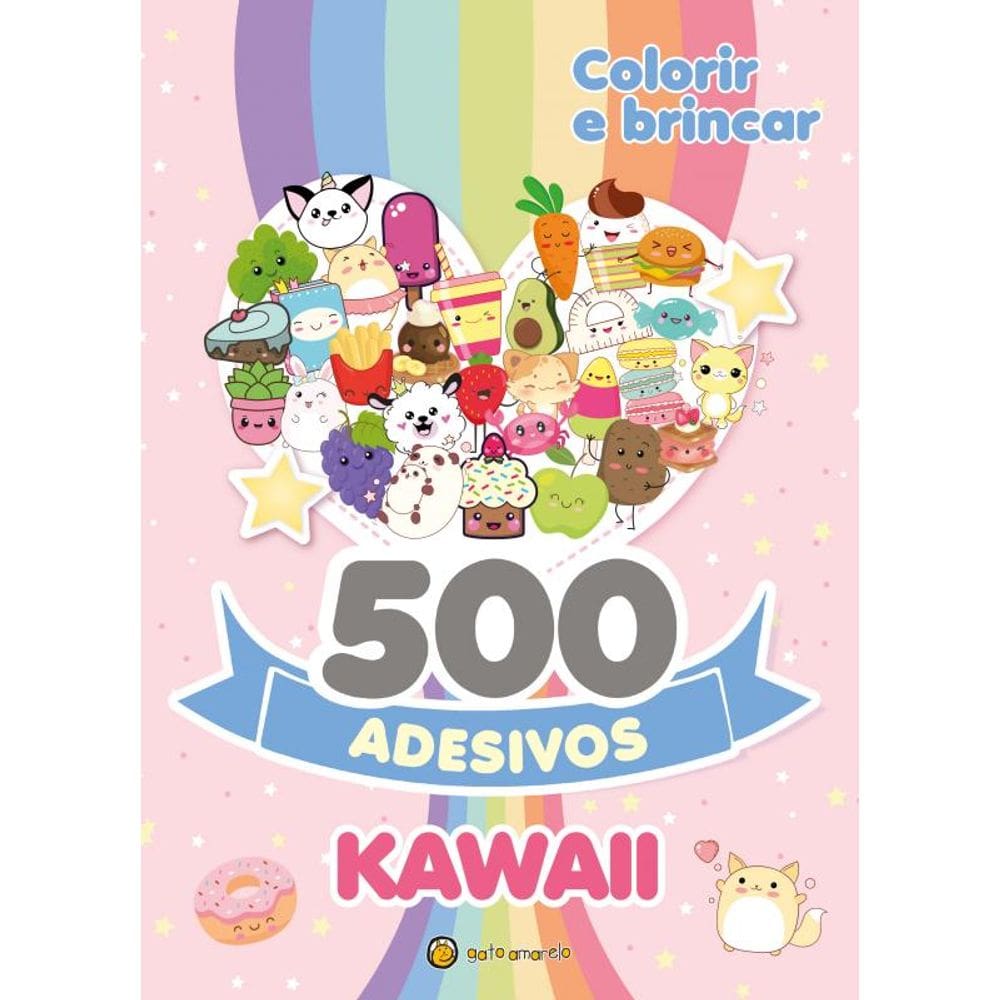 500 Adesivos: Kawaii