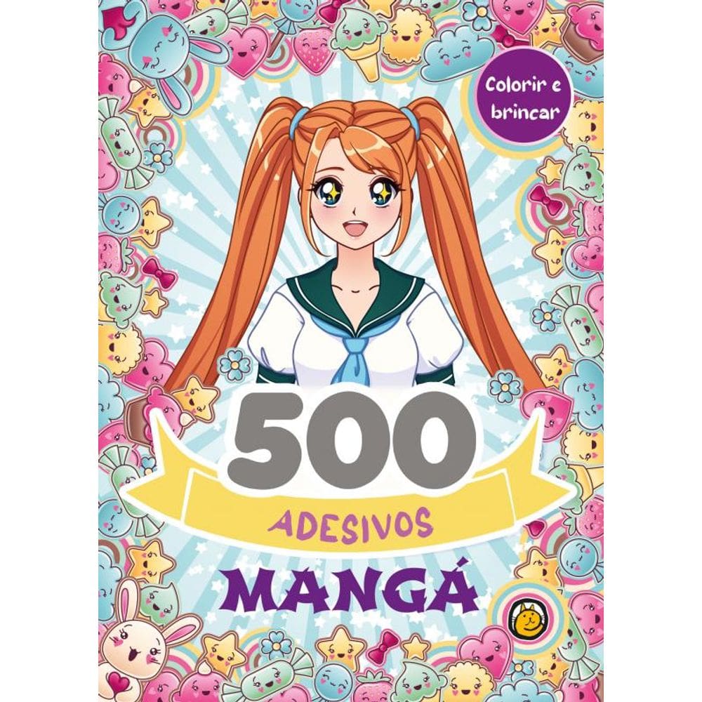 500 Adesivos: Mangá