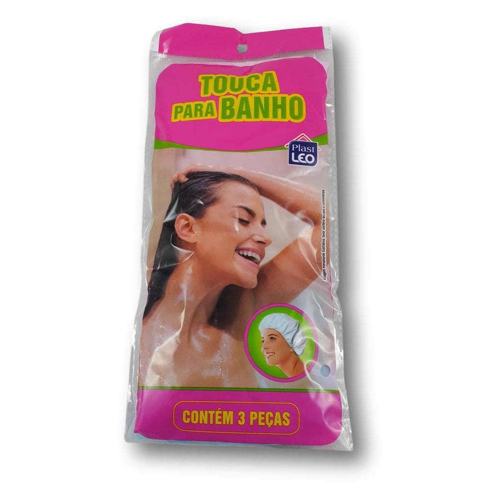 Touca Protetora de Cabelos - 3 Unidades - 90% Polietileno