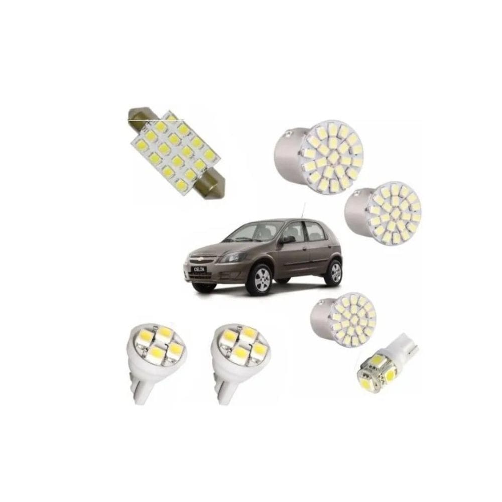 Kit Lâmpadas Led Blue Lion Celta 2001/2017 Teto Ré