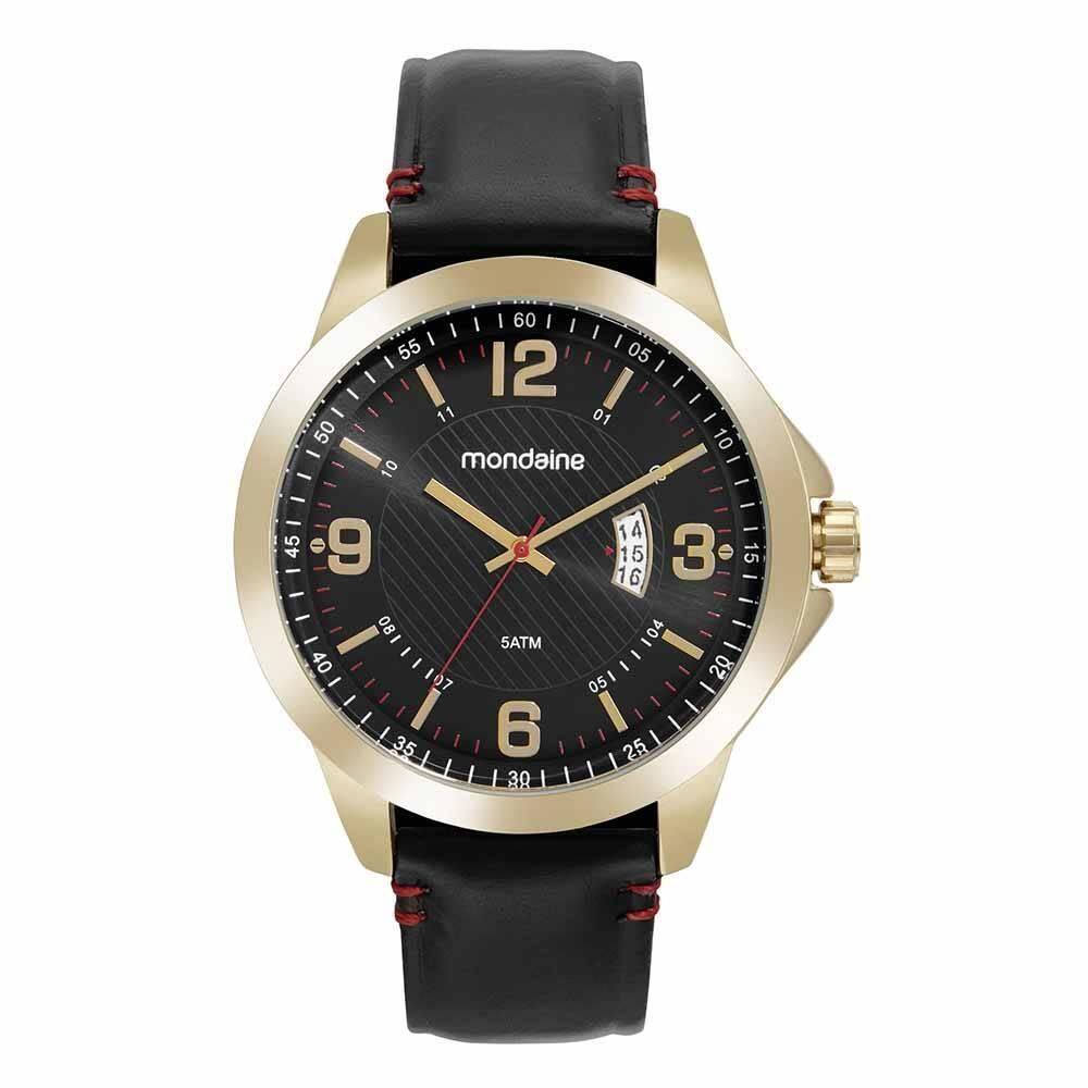 Relogio Mondaine Masculino 99643Gpmvdh3 Casual Dourado