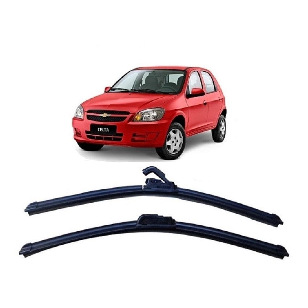 Kit Palheta Limpador Para-Brisa Dianteiro Celta 2004 À 2013