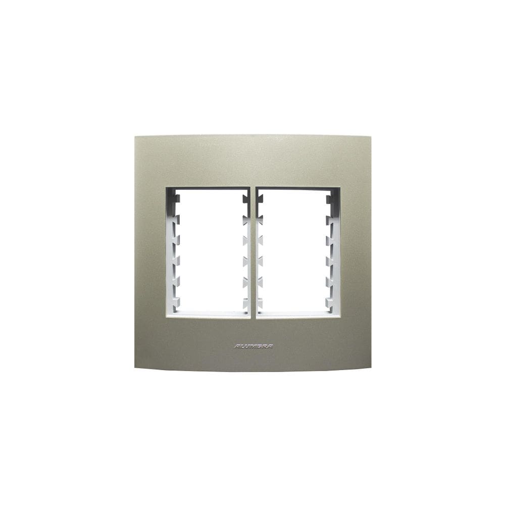 Placa 4X4 6 Módulos Inova Pro Class Champagne 85432 Alumbra