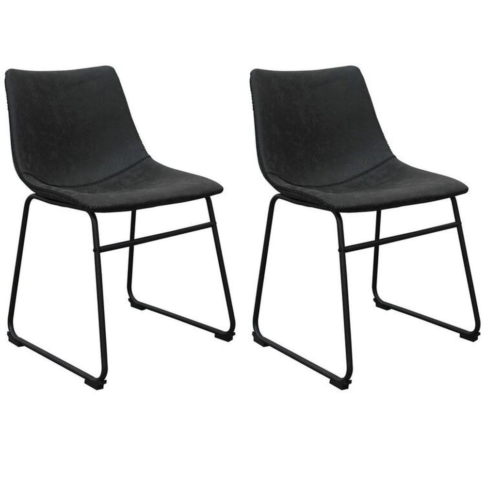 Conjunto 2 Cadeiras para Sala de Jantar Bruna Preto