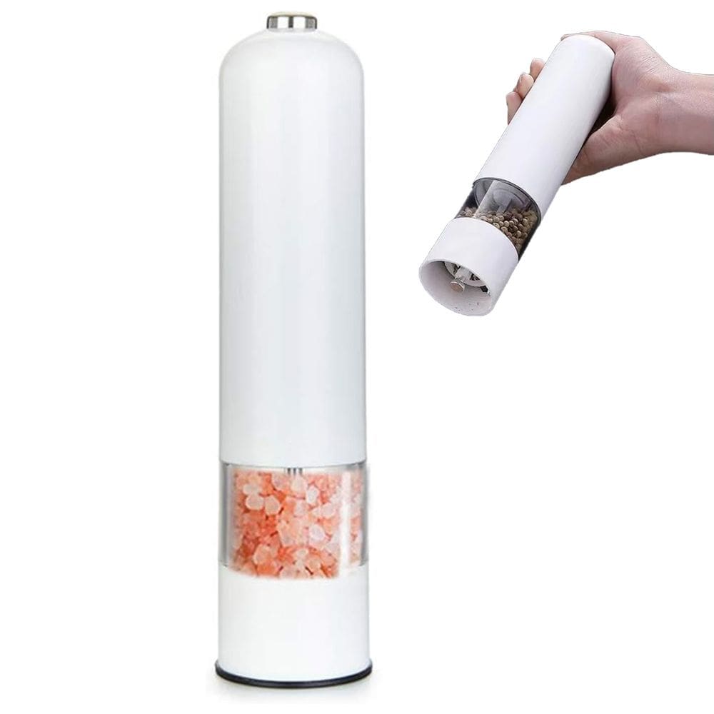 Moedor Eletrico Tempero Condimento Pimenta Sal Cozinha Preparo Refeiçao Canela Cardamomo Triturador Automatico Receita