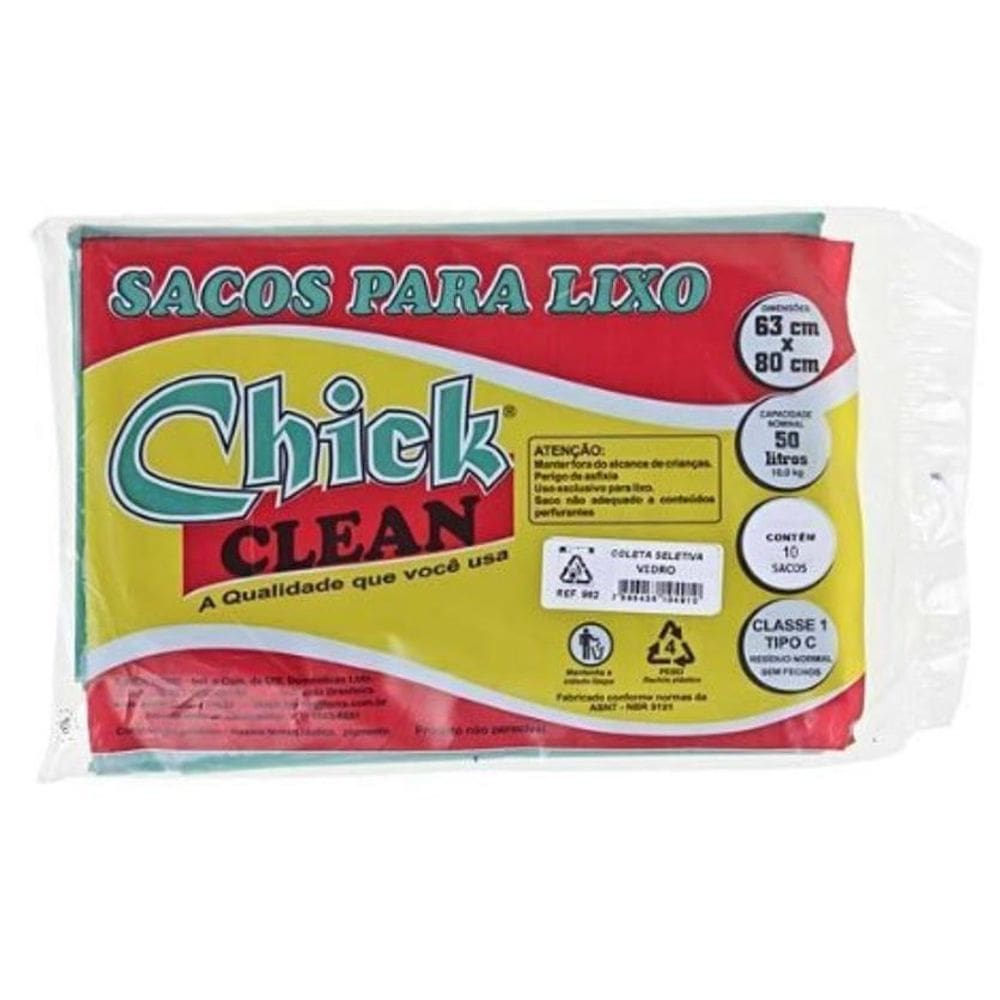Saco Para Lixo 50L Pct Com 10