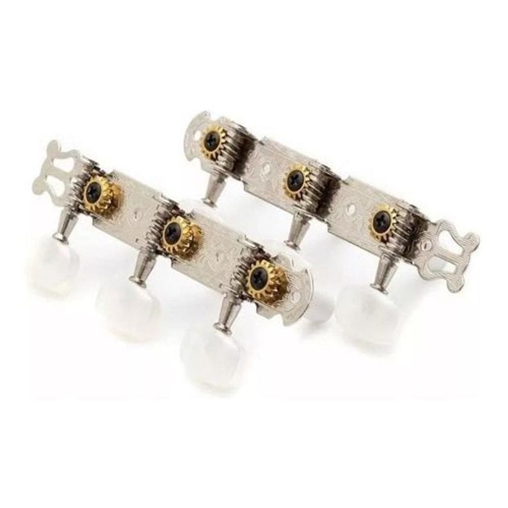 Tarraxas Pino Grosso Violão Nylon Cromada Dolphin