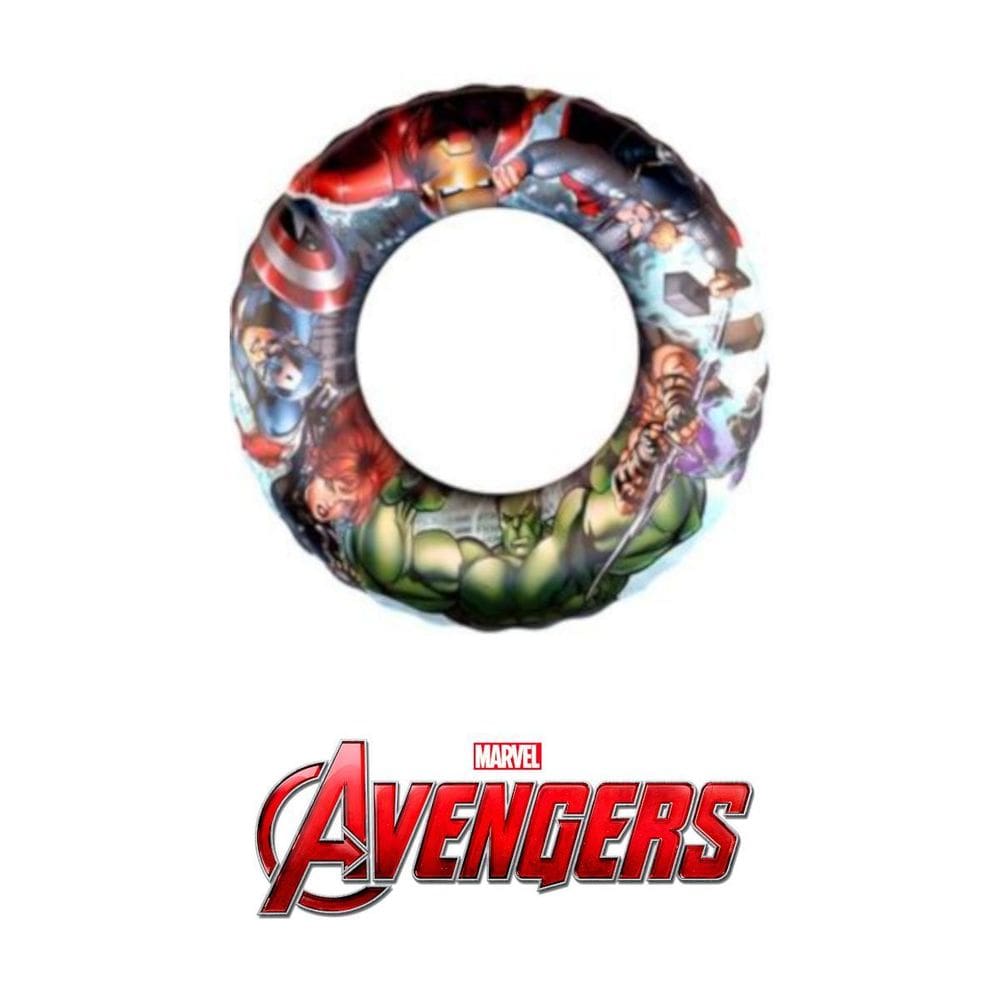 Boia Infantil Circular Inflável 81Cm Os Vingadores Marvel