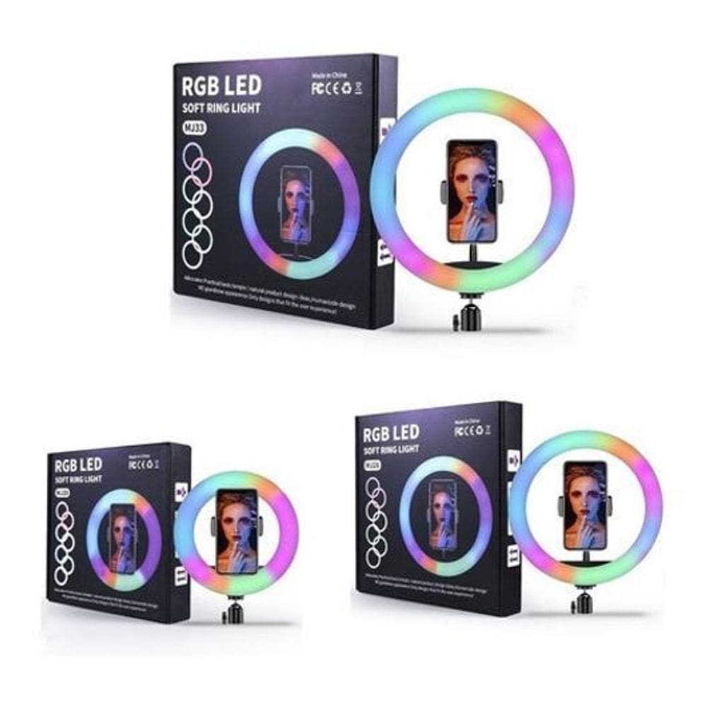 Anel De Luz Ring Light Rgb Led