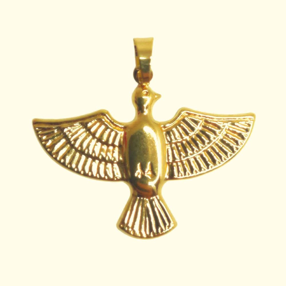 Pingente Espirito Santo Banhado A Ouro 18k