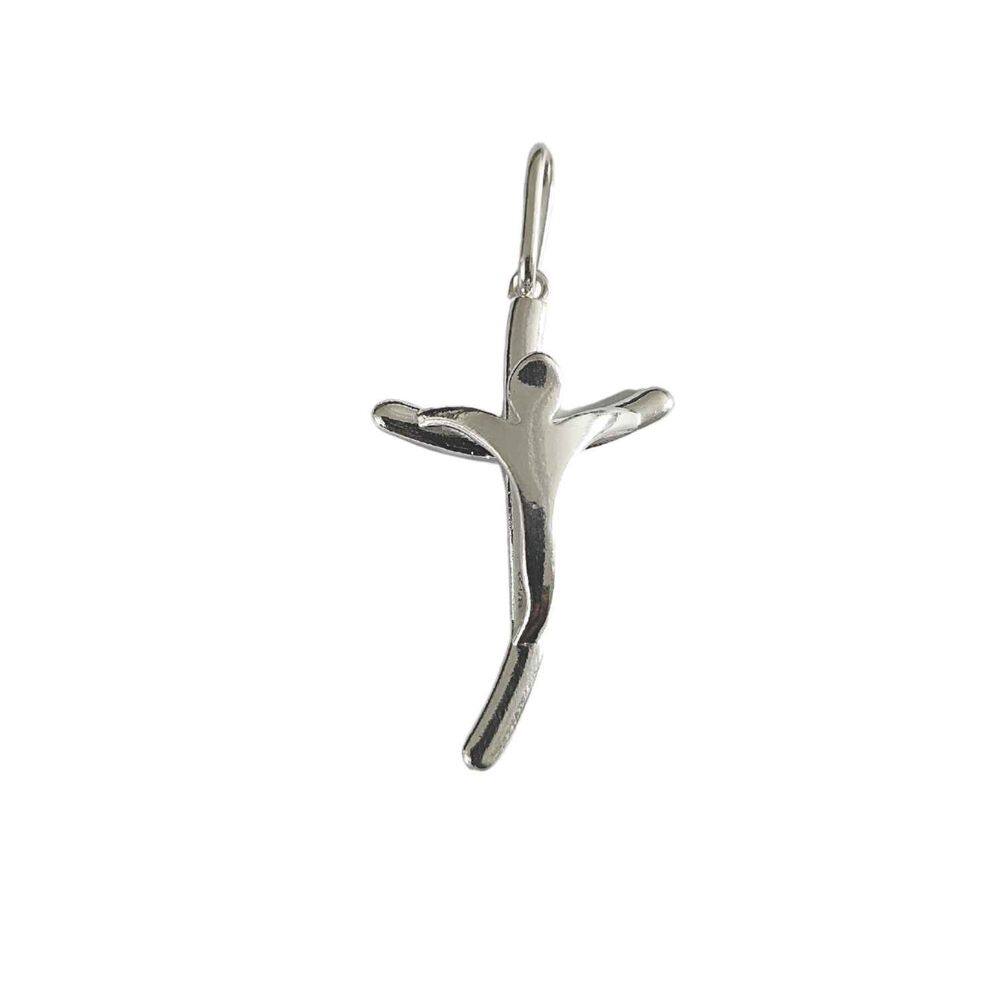 Pingente Masculino Prata 925 Crucifixo 31x19