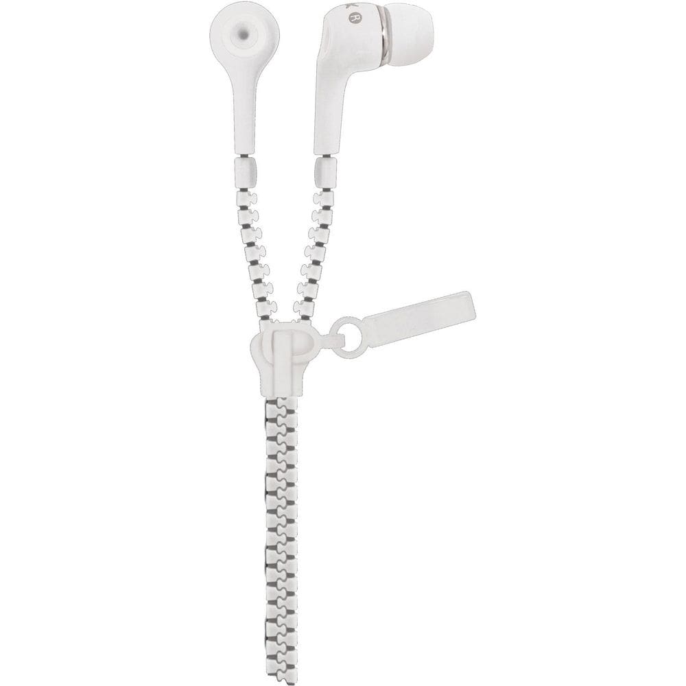 Fone de Ouvido Intra Auricular Com Zíper Branco - Newex