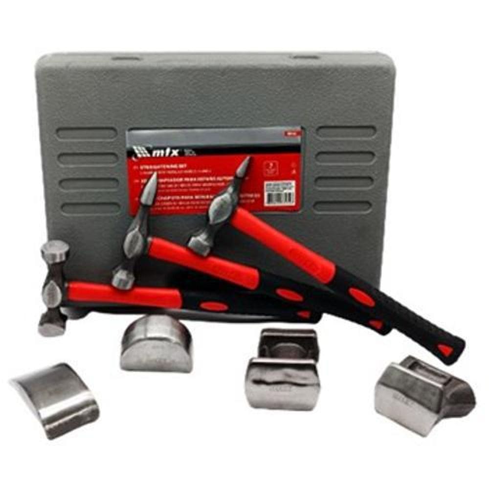 Jogo Chapeador Para Reparo Automotivo Mtx - 7 Peças