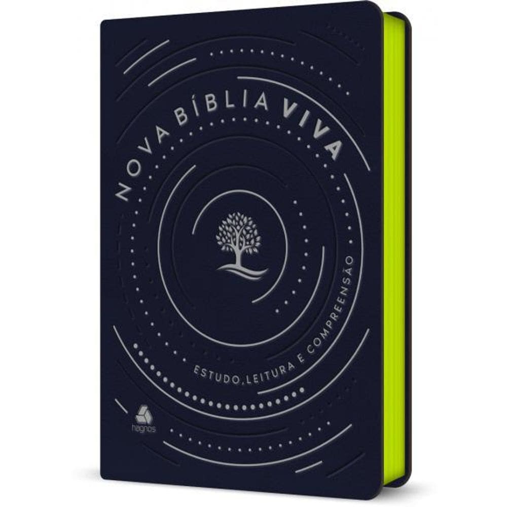 Livro Nova Bíblia Viva Estudo, Leitura E Compreensão Moderna