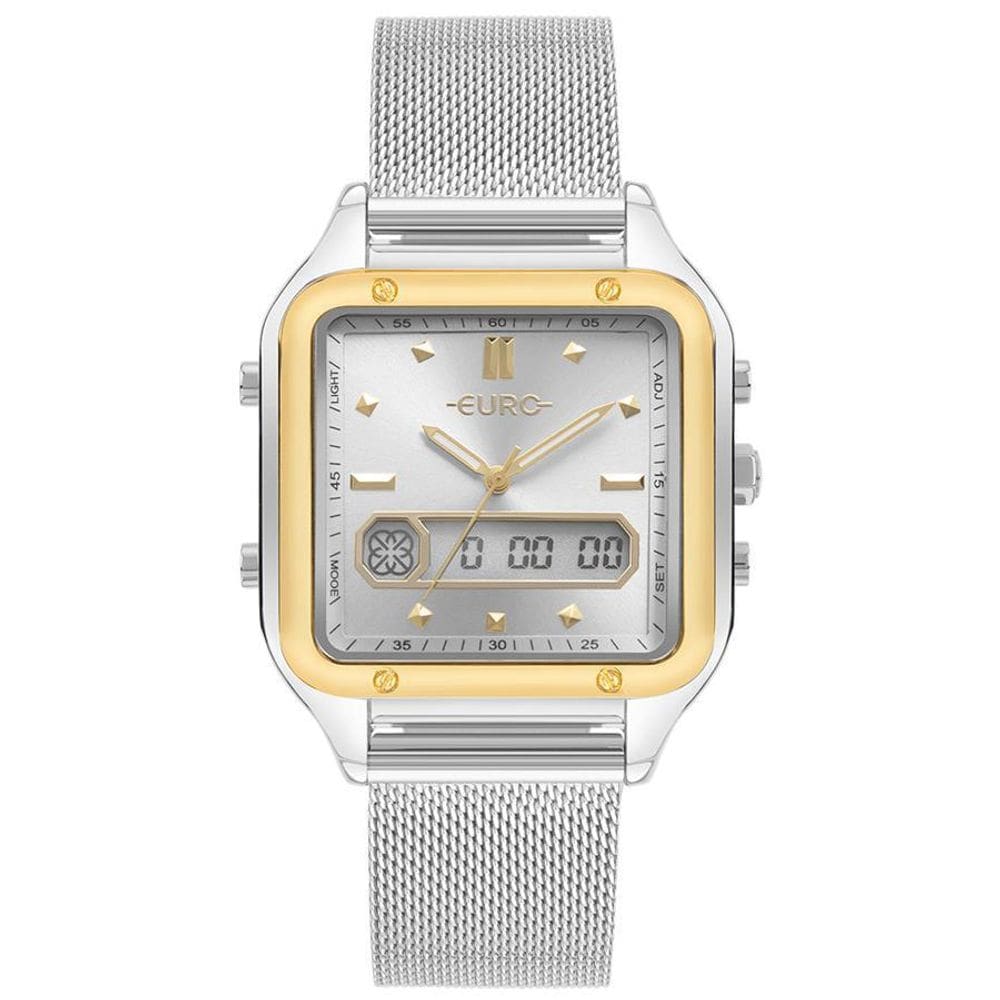 Relógio Euro Feminino Anadigi Bicolor Eubj3890aax/4k