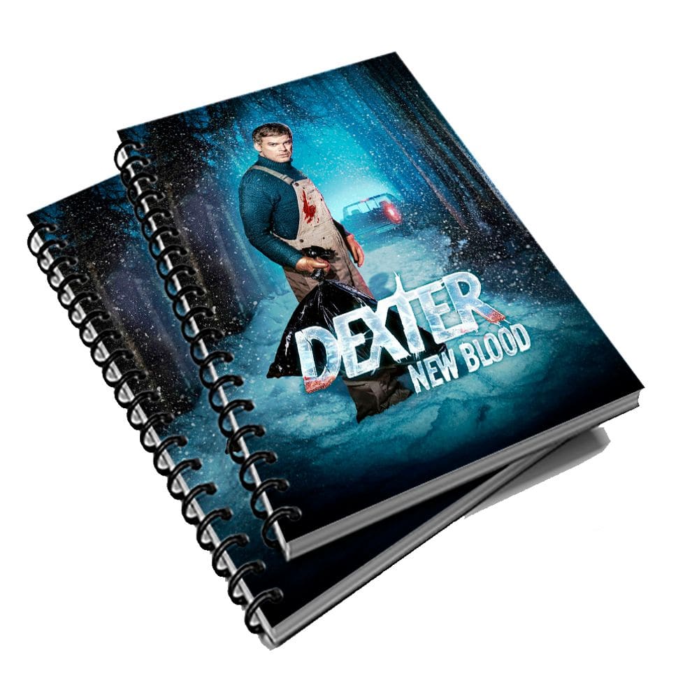 Caderno Universitário 96 fls Pers. Serie Dexter