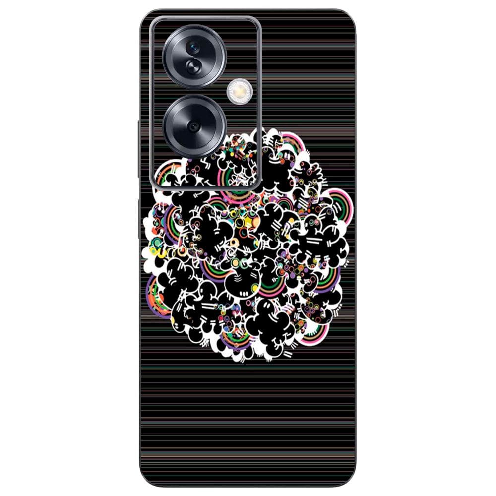 Capa Adesivo Skin110 Verso Para OPPO A79 5G