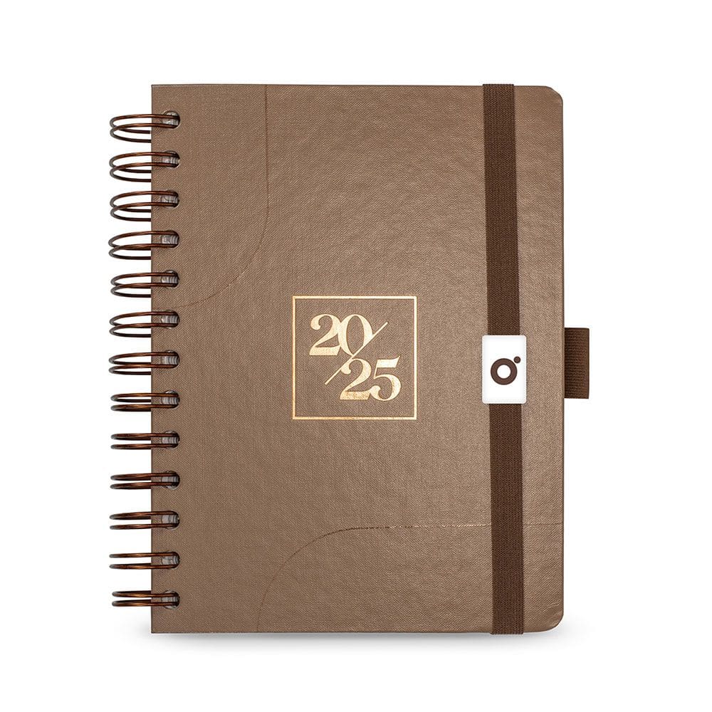Agenda 2025 Midi 11,3 X 16,7 Cm, Company Camurca