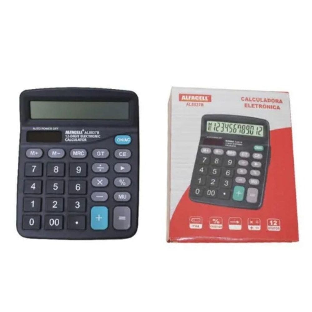 Calculadora 12 Dígitos Eletrônica Alfacell