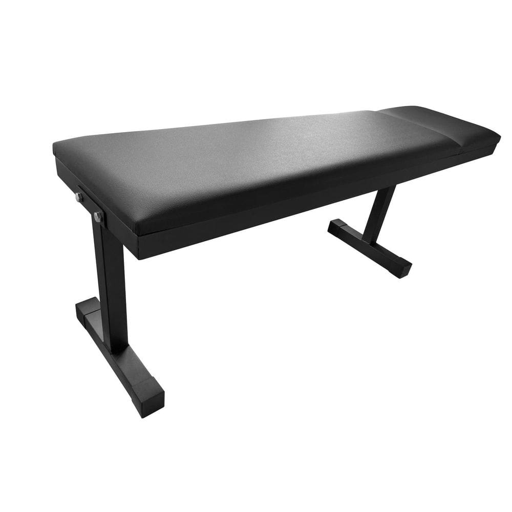 Banco Fitness Reto - Alta Qualidade - Preto - 115x30x42cm