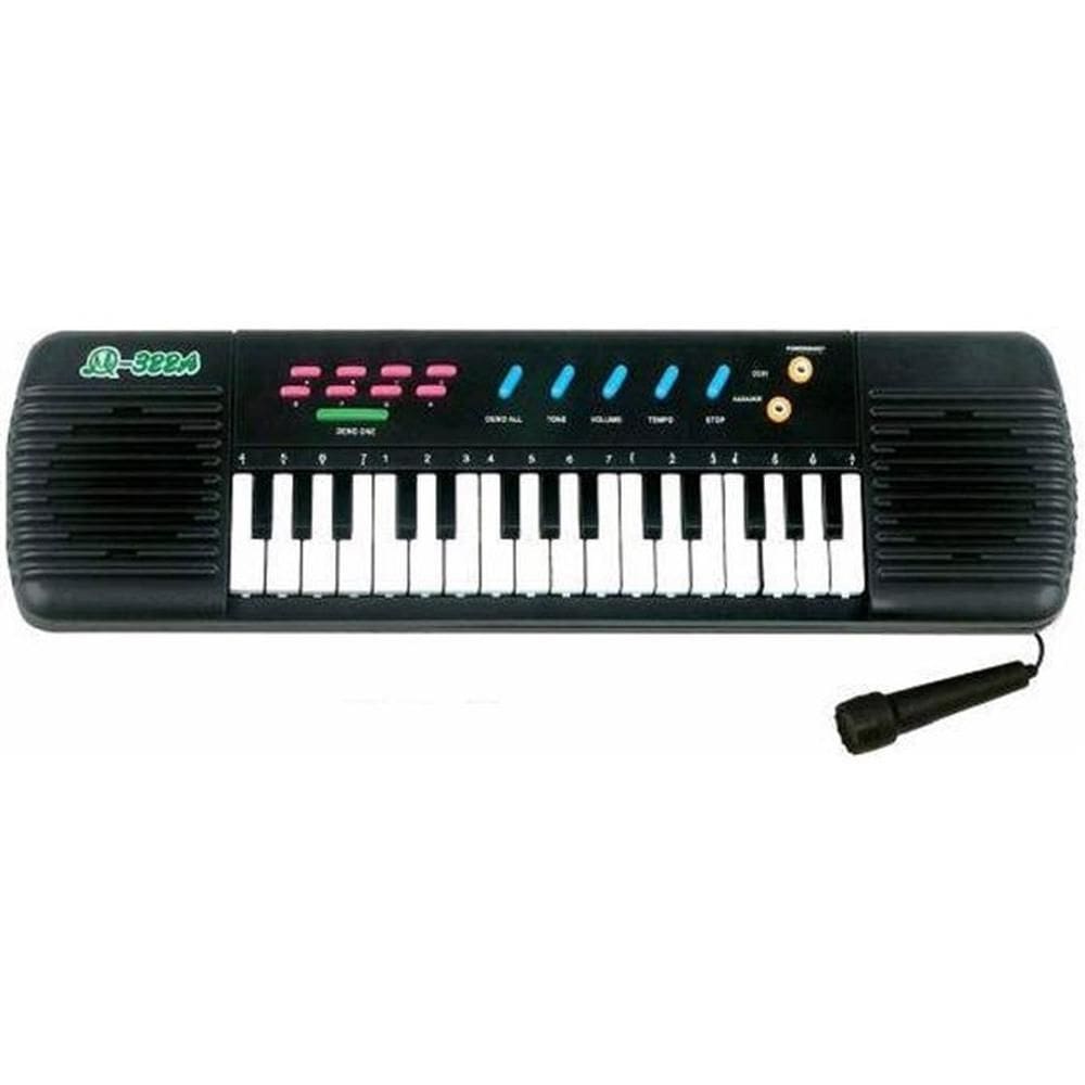 Teclado Infantil Piano Karaoke Microfone Para Crianças