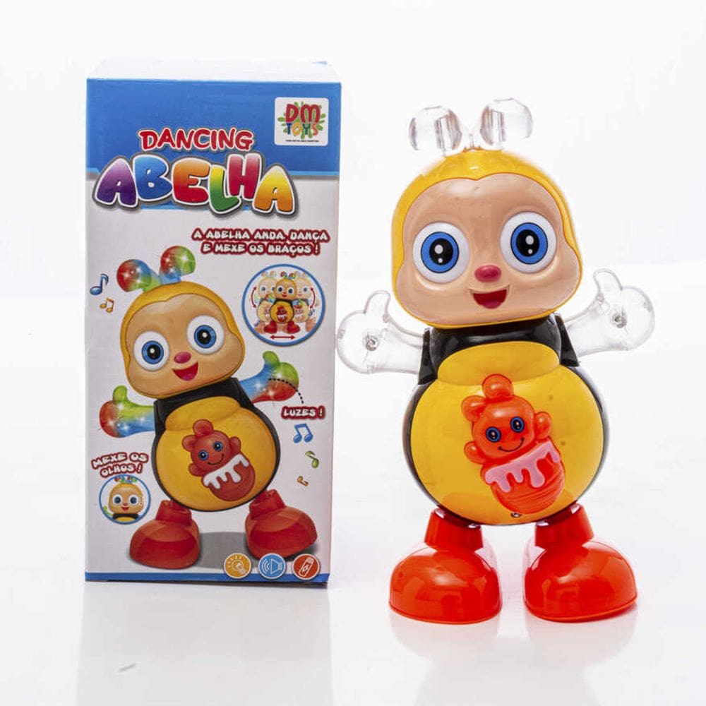 Abelha Dançante Brinquedo para Bebes Interativo Som Luz