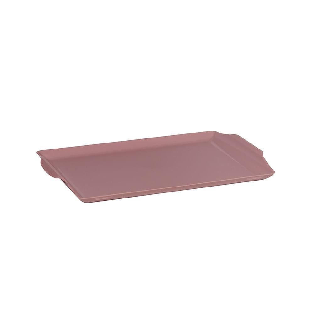 Bandeja Square Vemplast P 23X35 Tendências Rosé
