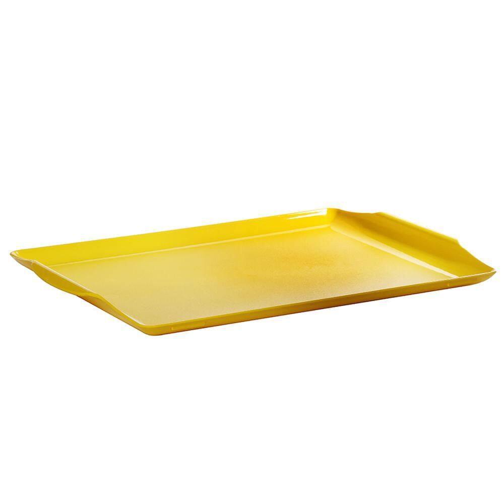 Bandeja Square Vemplast G 35X50 Tropical Amarela
