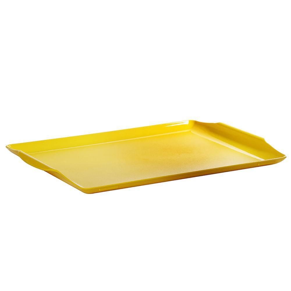 Bandeja Square Vemplast G 35X50 Tropical Amarela