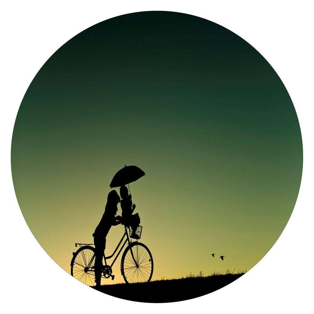 Capa De Estepe Mãe e Criança de Bike