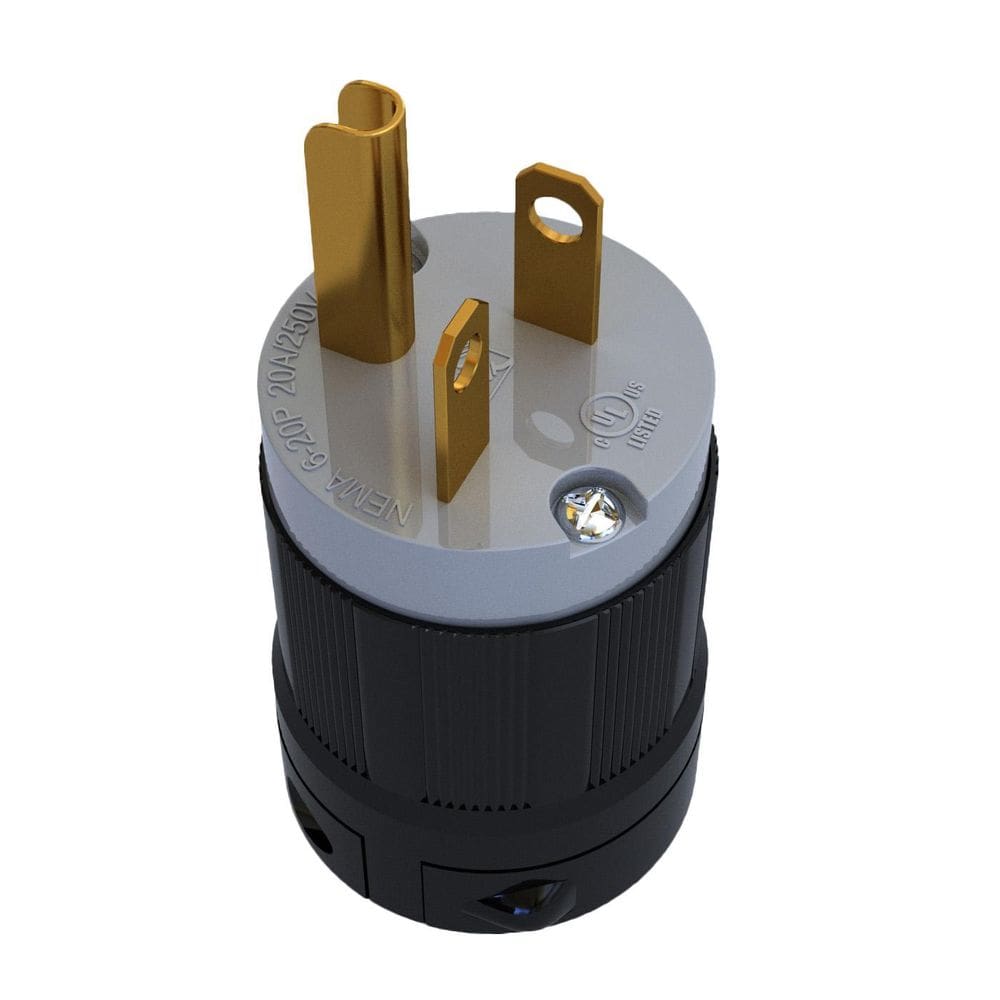 Plugue Nema 6-20P 20A 250V 2P+T
