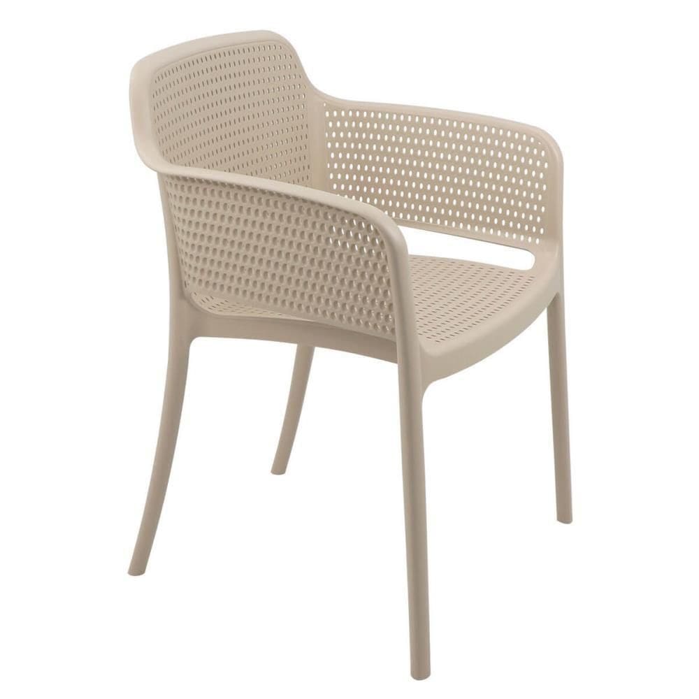 Cadeira Tramontina Gabriela Em Polipropileno E Fibra De Vidro Areia 92151120