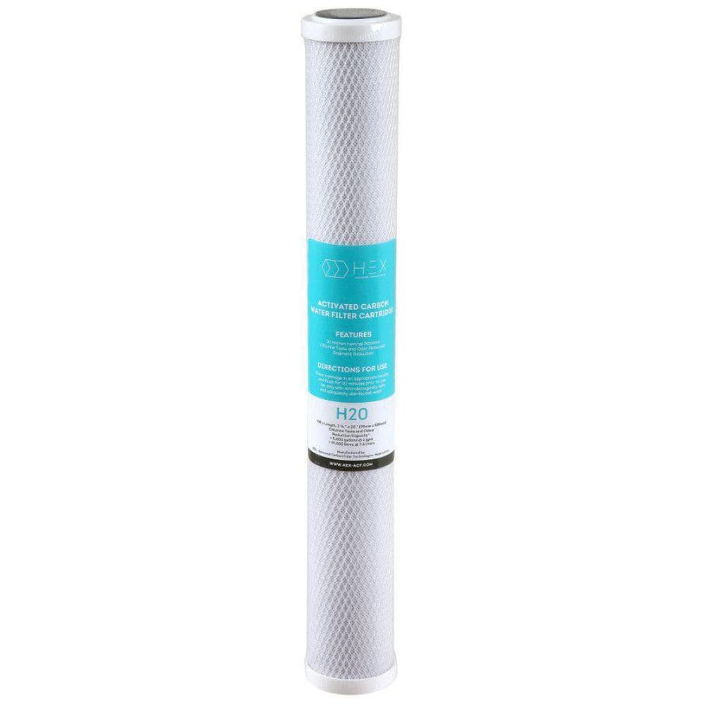 Refil Filtro Carbon Block 20 Hex H20 Carvão Ativado