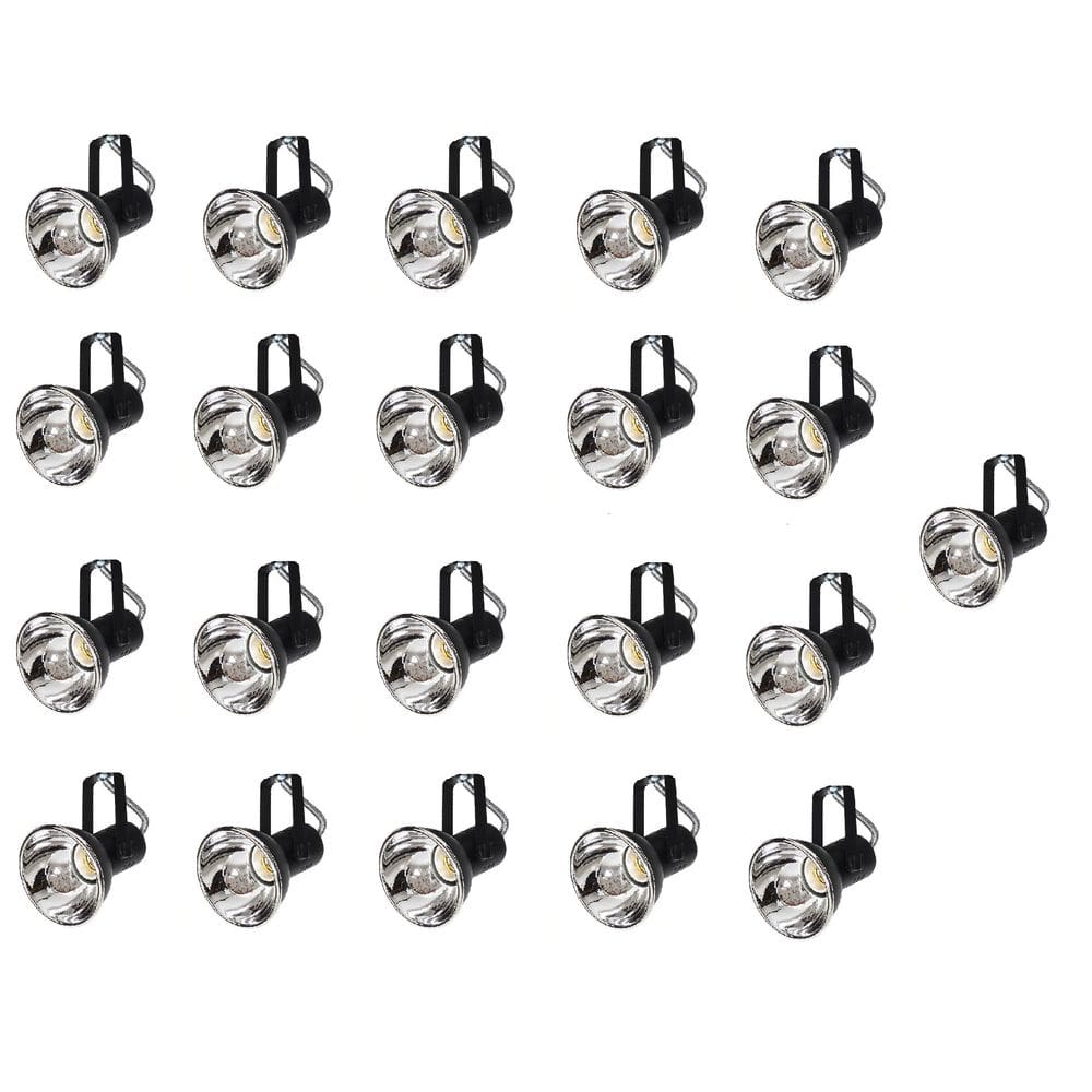 Kit 21 Spot Trilho Perfilado Eletro calha Par20 Bulbo OL5