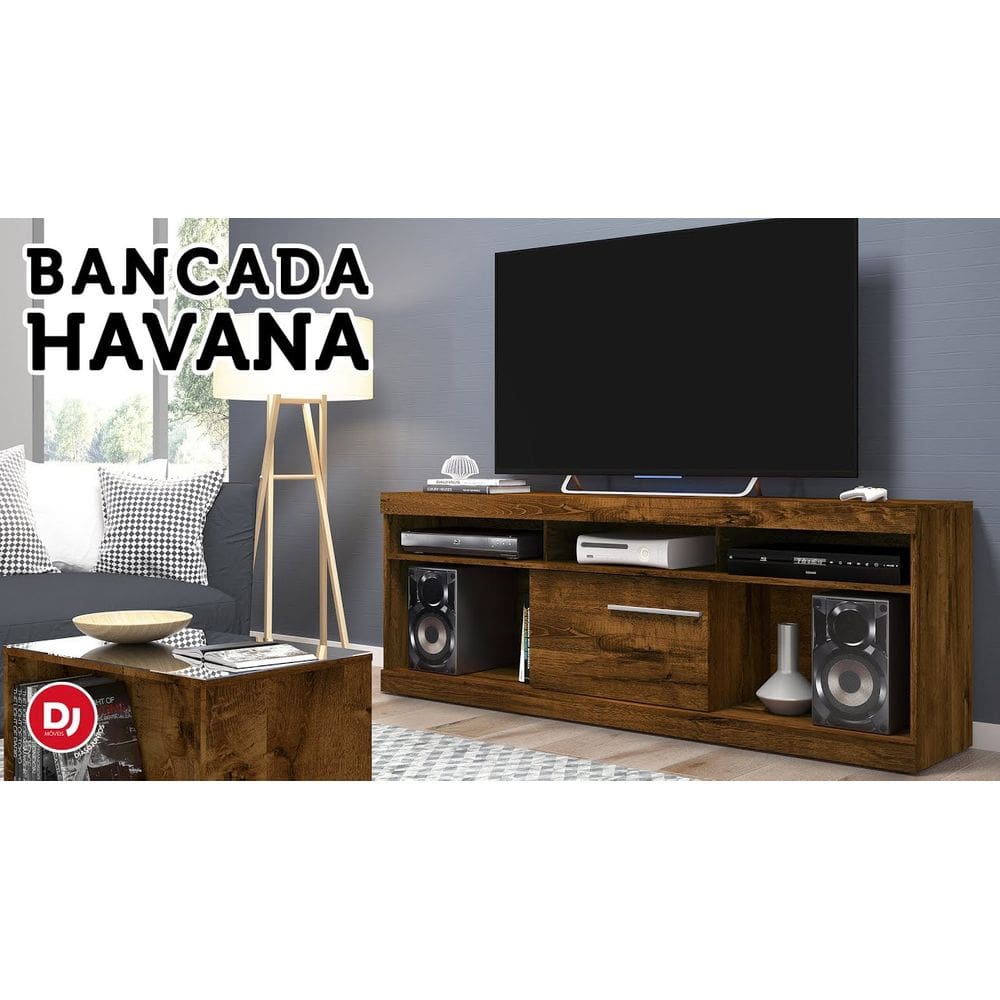 Rack para sala - bancada Havana marrom