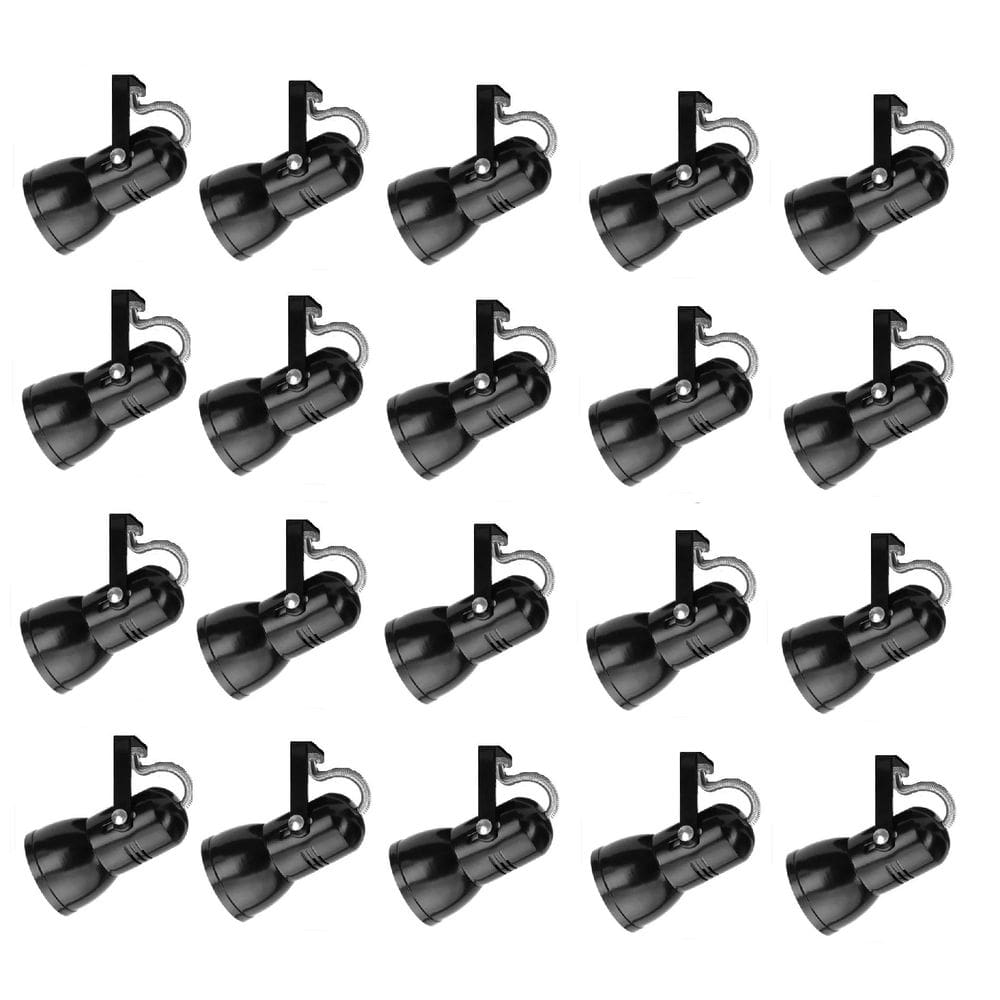 Kit 20x Spots Trilho perfilado eletro calha par20 bulbo led
