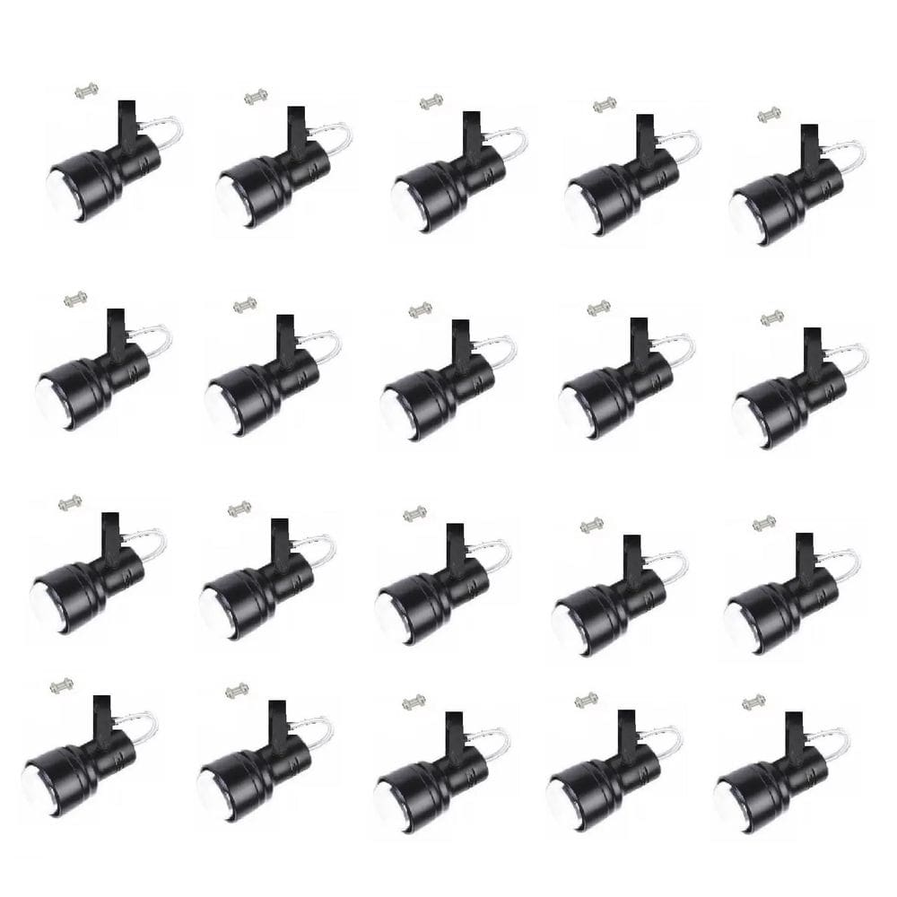 Kit 20 Spot Trilho Perfilado Eletro calha Par20 Bulbo OL4