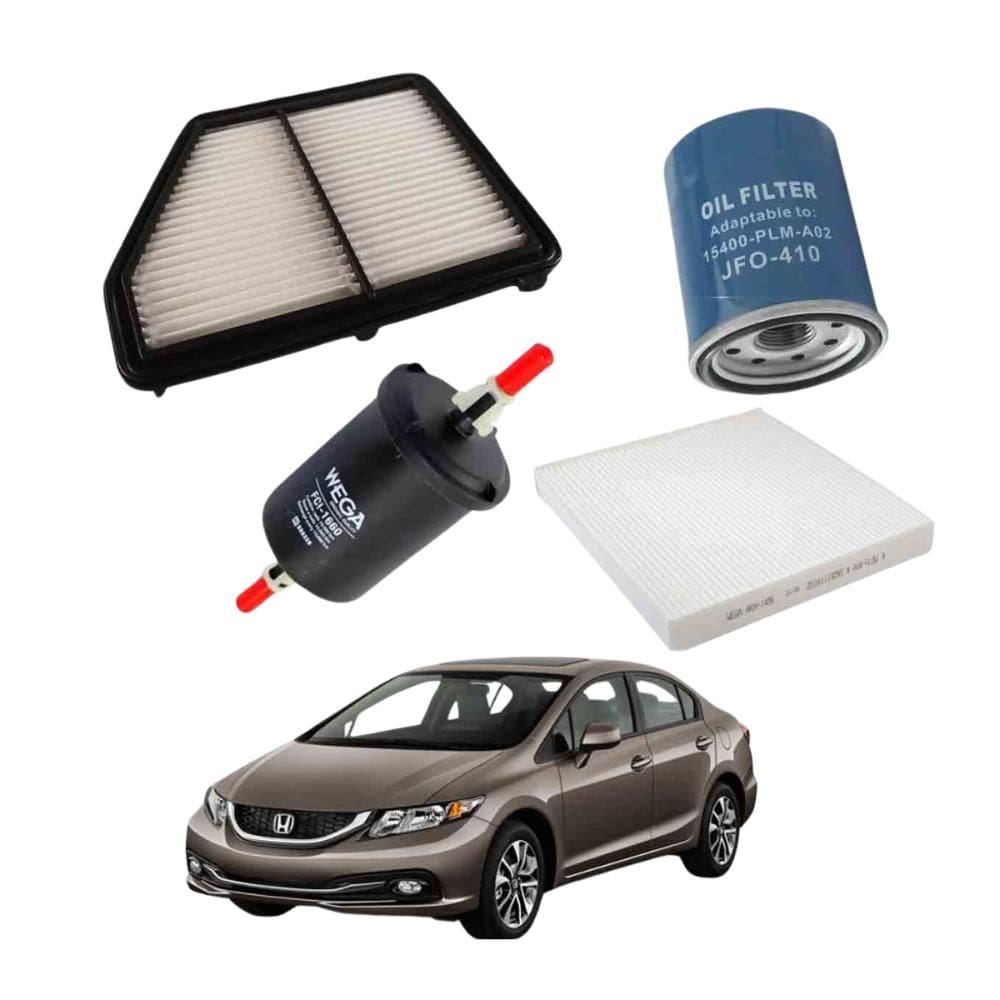 Kit Filtros Óleo Honda Civic 2016 A 2022 WKL203 Wega