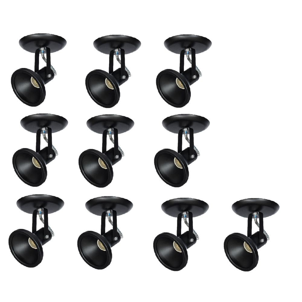 Kit 10x Spot Par20 Par30 Bulbo Led 535/1 Hiperlight Preto