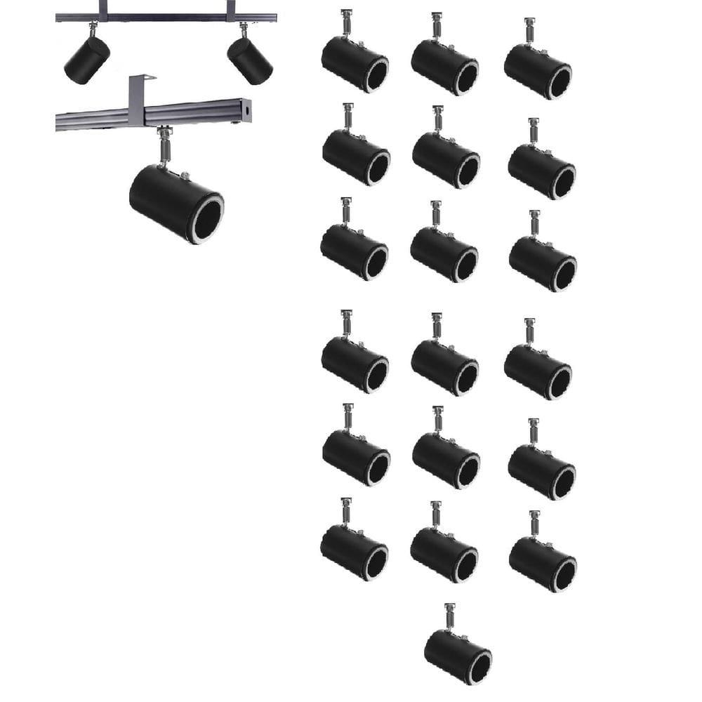 Kit 19 Spot Trilho Perfilado Eletro calha Par20 Bulbo OL8