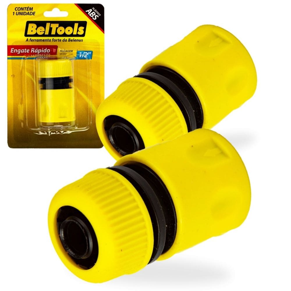 2 Engates Rápidos Para Mangueiras 1/2 BELTOOLS