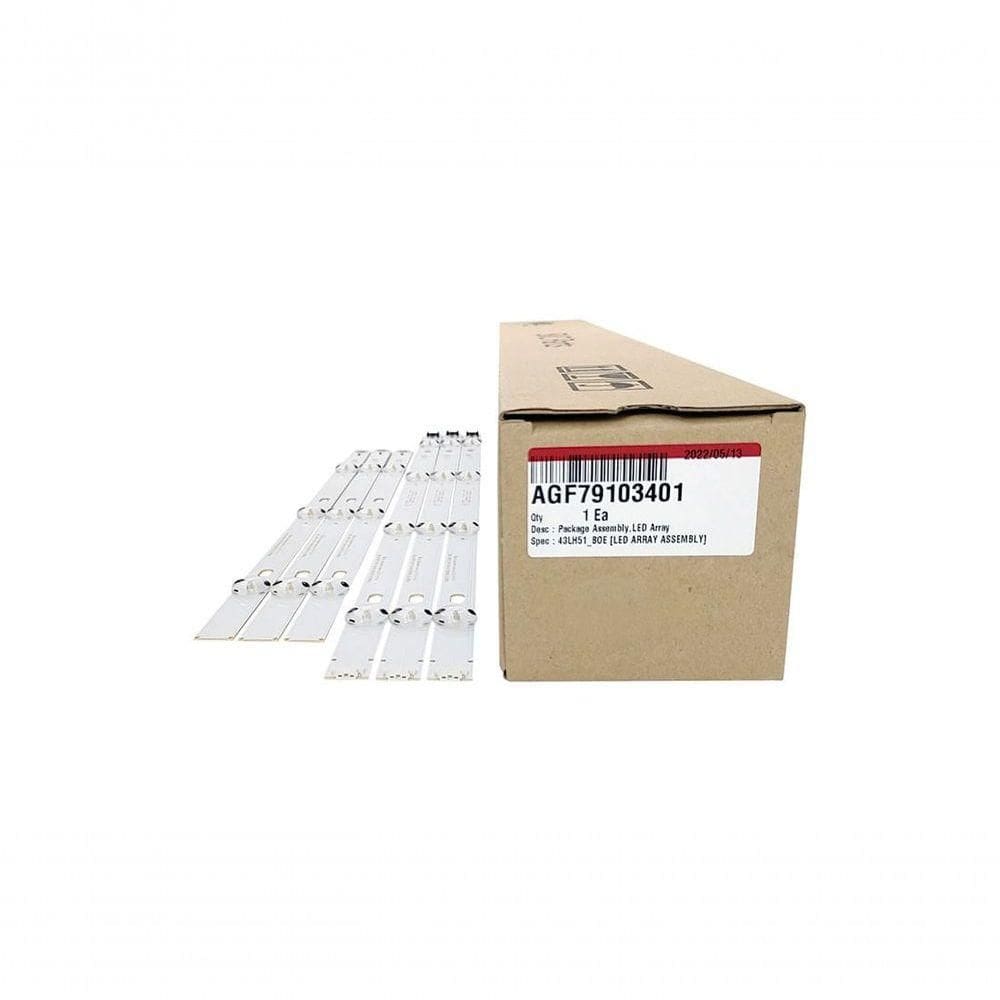 Kit Régua de LED TV LG 43LH5100 43LH5150 43LH5700 AGF79103401