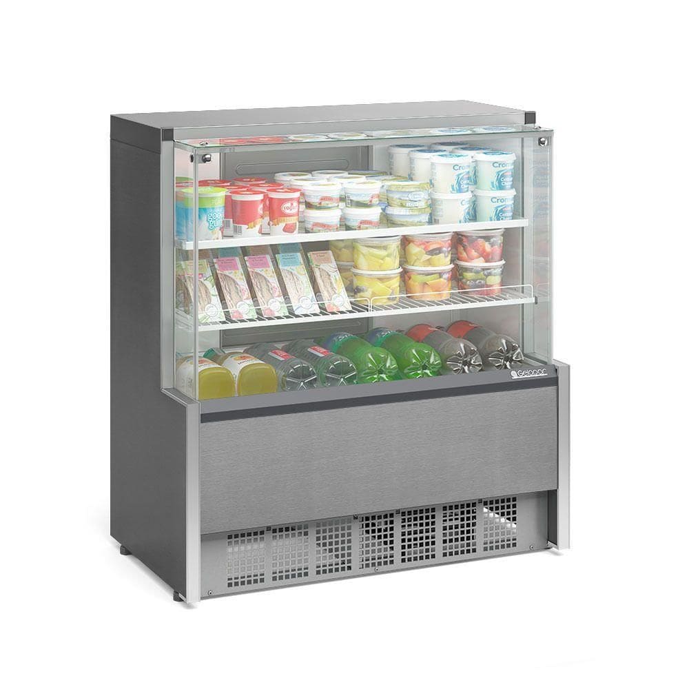 Balcão Refrigerado Gpsa110r Gelopar Aurora 1 Placa Fria 1,07mt Tipo Inox 110v